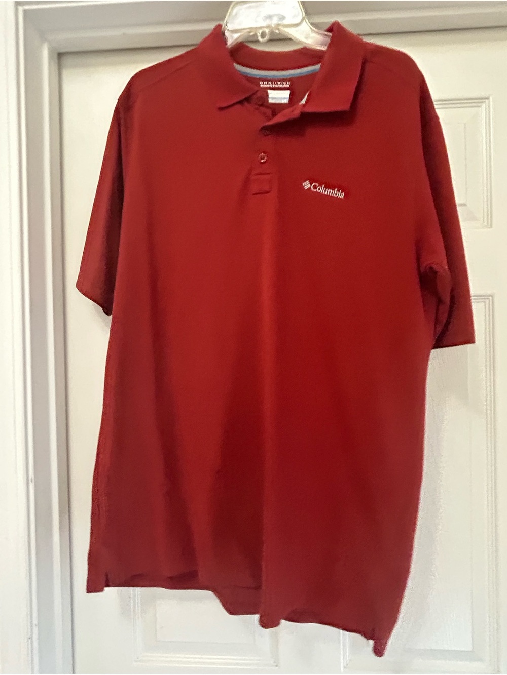 Columbia Men's Deep Red Polo Shirt